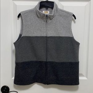 Talbots Petite size Medium unlined fleece vest